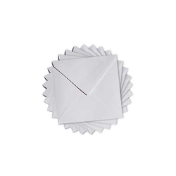 Kuvert quadratisch weiß 14x14 cm - 10 Stück