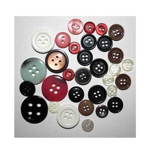 Scrapbooking Buttons Set (weiß / rot / schwarz)