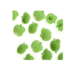 Kinderknopf Apfel (grün) 10 x