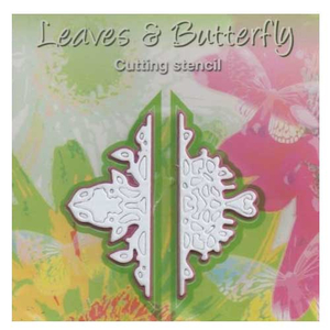 Stanzschablonen Leaves & Butterfly