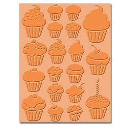 Embossing Folder (Prägefolder) Muffins / Cupcakes