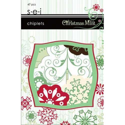 Chiplets Weihnachten Christmas Mint 47 tlg.