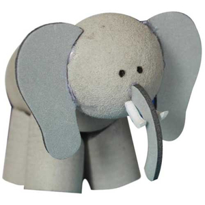 Moosgummi-BastelSet Elefant