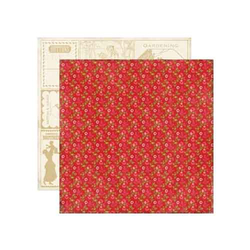 Scrapbooking-Papier Red Floral (Blumen)