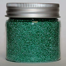 Glaskügelchen grün mini - 70 Gramm