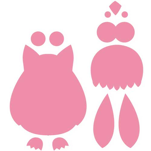Collectables Stanzschablonen-Set Owl (Eule)