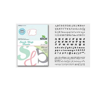 Slice Design Card Sock Hop Fonts