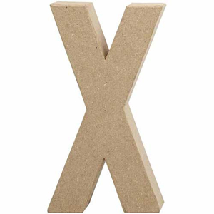 Pappmache Buchstaben XMAS - 20,5 cm hoch