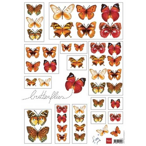 3D-Bogen - Schmetterlinge