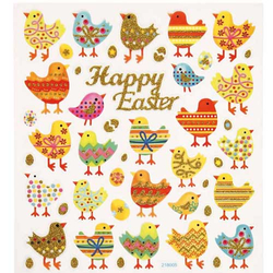 Sticker Ostern Happy Easter