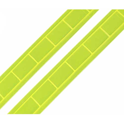 Reflektierendes Band / Reflexband gelb 15 mm