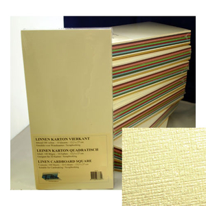 Fotokarton Leinen - 13,5 x 27 cm - 100 Bogen*