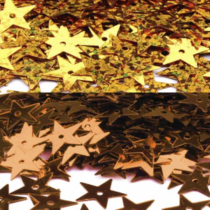 Pailletten Stern Mix gold & gold Hologramm 5 g