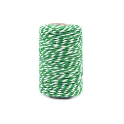 Twisted Twine grün / weiß 20 m
