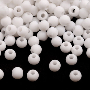 Kunststoffperle weiß ultra-matt 4 mm 10 g