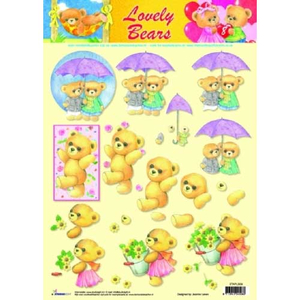 3D-Bogen - Lovely Bears (Teddy)