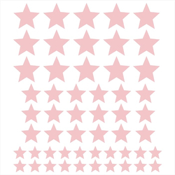 Bügelbilder Sterne Sternchen rosa