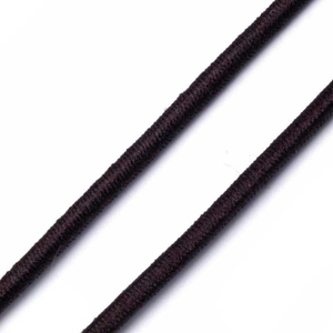 Gummiband schwarz 3 mm - 3 Meter