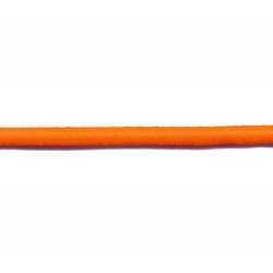 Gummikordel NEON orange 3 mm - 3 Meter