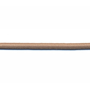 Gummikordel hellbraun 3 mm - 3 Meter