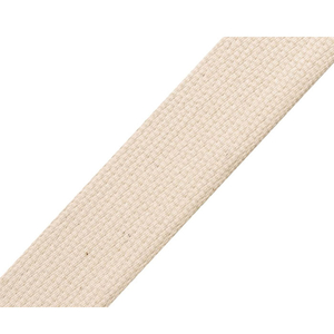 Gurtband Baumwolle creme 30 mm