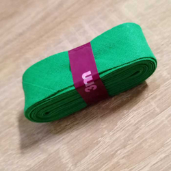Schrägband Baumwolle grün 20 mm - 3 Meter