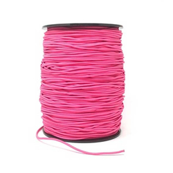 Gummikordel pink 2,2 mm - 3 Meter